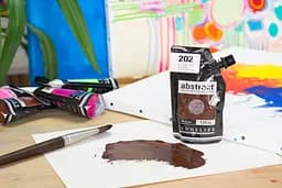Акрилова фарба Sennelier Abstract, 120 мл, Умбра палена (Burnt Umber) - мініатюра 3