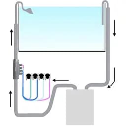 Адаптер для автоматичного дозування добрив Chihiros Dosing Flow Adapter 16/22 мм для зовнішнього фільтра - мініатюра 5