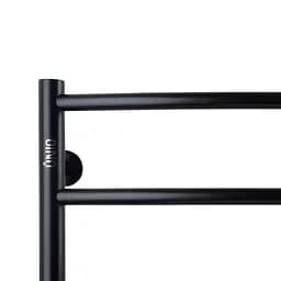 Водяна рушникосушка Unio LD W 500-500-5 BLK Драбинка Дуга чорна, Чорний матовий - мініатюра 4