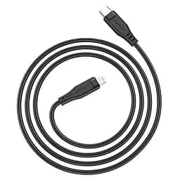 Кабель Acefast C3-01 Type-C to iP 3A 30W TPE TPE connectors чорний - мініатюра 3