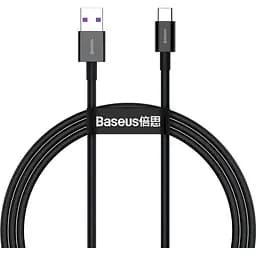 Кабель Baseus USB2.0AM-Type-C M, 1 м,(20V/3A), (66W) Superior Series Чорний (CATYS-01)