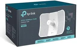 TP-Link Точка доступу CPE610 N300 5ГГц 1xFE LAN, 23 дБі зовн. passive PoE - мініатюра 4