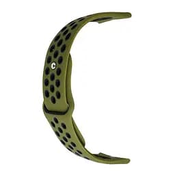 Ремінець Apple Watch Nike Sport 42/44/45/46/49 mm Olive Чорний S - мініатюра 2