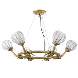 Люстра підвісна Brille кантрі E14 40W GY (BR-196S/6)