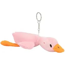 Мягкая игрушка-брелок Гусь HY8154 Розовый (2000990555434)