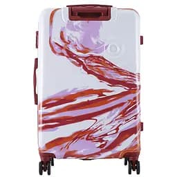 Валіза велика Semi Line 28 дюймів (L) Polycarbonate/ABS-Plastic White/Red Print (T5654-3) - мініатюра 4