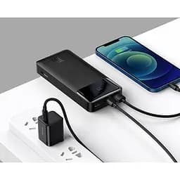 Універсальна батарея Baseus Bipow Digital Display 20000 mAh 15W (PPDML-J01) чорна - мініатюра 3