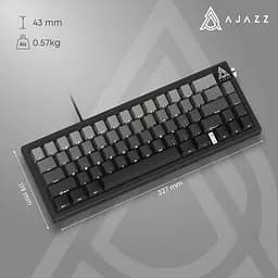 Клавіатура Ajazz AK650 Day Dream Switch Gradient Black USB-C (AK650-DD-BG) - мініатюра 6