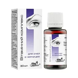 Вітамінний комплекс "Для очей з чорницею", 30 мл