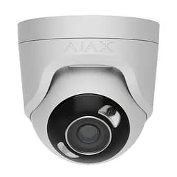 IP-видеокамера 8Mp Ajax TurretCam HL (8 Mp/2.8 mm) White f=2.8mm, ИК+LED-подсветка, с микрофоном (26-00671)
