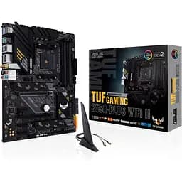 Материнська плата Asus TUF Gaming AM4 (B550) B550-PLUS WIFI II, B550, 4xDDR4, CrossFire, Int.Video(CPU), 6xSATA3, 2xM.2, 1xPCI-E 16x 4.0, 1xPCI-E 3.0, ALC S1200A, RTL8125B, WiFi 6, Bluetooth 5.2, 7xUSB3.2/4xUSB2.0, HDMI/DP, ATX - мініатюра 2