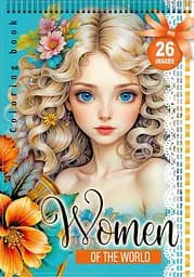 Раскраска с наклейками, 24228, 12 листов, А4