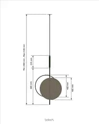Підвісний стельовий світильник Babich Studio Mid glass L other any color - мініатюра 5
