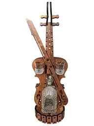 Сувенірна скрипка з Графіном та чарками 60 см