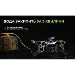Туристичний мультипаливний пальник BRS-8 - мініатюра 9