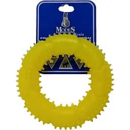 Игрушка для собак Modes Denta кольцо S 12 см желтая