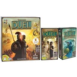 Настольная игра Ігромаг 7 Чудес: Дуэль с дополнениями Агора + Пантеон (92384+2)