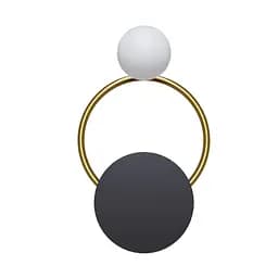 Настінний світильник MJ-Light PEARL BK+GD 16002 - мініатюра 5