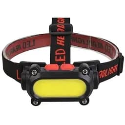 Налобный LED фонарь на голову Bailong BL-209 KX-209 аккумуляторный с красным светом для грибников