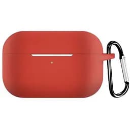 Чохол-накладка DK Apple AirPods Pro | Silicone Candy Friendly з карабіном (red)