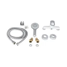 Змішувач для душу Lidz Latwa 010 (з душовим гарнітуром) (k40) LDLAT010WHI45426 White - мініатюра 5
