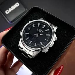 Чоловічий годинник Casio AMW-880D-1A Сріблястий ( AT1141-0221 ) - мініатюра 3