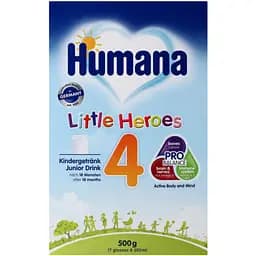 Суміш Humana 4 Little Heroes суха молочна 500 г