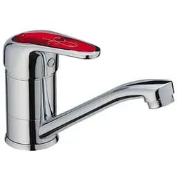 Смеситель для кухни Haiba Magic 15 см Red HB0673)