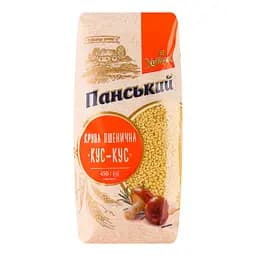Крупа пшенична Кус-кус Хуторок Панський 450 г  - мініатюра 2