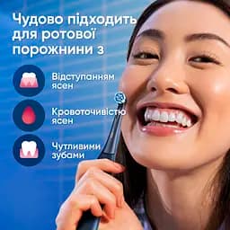 Електрична зубна щітка Oral-B iO 3 чорна - мініатюра 5