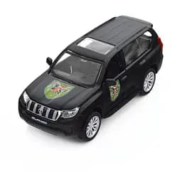 Автомодель "Шеврони Героїв" Toyota Land Cruiser Prado "110 ОМБр" TechnoDrive 250359M Чорний (6900007377201)