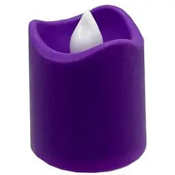 Декоративна свічка LED з полум'ям Bambi 12-67C(Violet) 4 см, фіолетовий