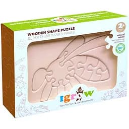 Деревянный пазл Пчела Igrow IGT-001 в рамке