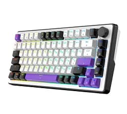 Клавиатура игровая механическая HATOR HK-75-WV Hellyberry Switch USB White-Violet - мініатюра 3