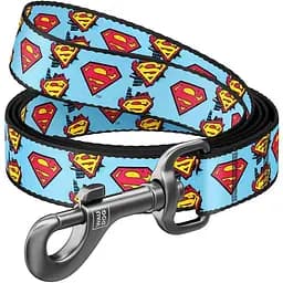 Повідець для собак Waudog Nylon нейлоновий, малюнок "Супермен"