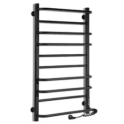 Електрична рушникосушарка Laris Зебра Комфорт ЧФЧ10 500x900 Е права R3 73207639, Чорний матовий, Праве, Електронний