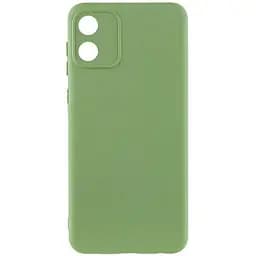Чохол Silicone Cover Lakshmi Full Camera (A) для Motorola Moto E13 Зелений / Pistachio