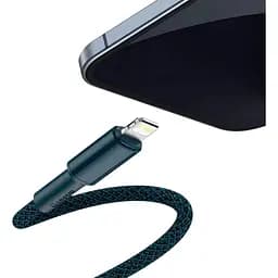Кабель Baseus High Density Braided USB-C to Lightning 1m Blue (CATLGD-03) [113499] - мініатюра 4