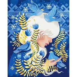 Картина по номерам Brushme Птицы зимы © Полина Скурихина 40x50 см