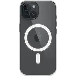 Оригінальний протиударний чохол Apple Clear Case with MagSafe для iPhone 15 (6.1") Прозорий (MT203ZM/A) - мініатюра 8