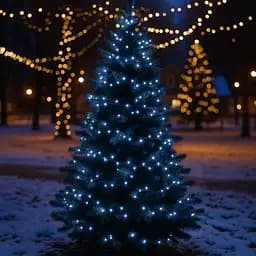 Гирлянда Нить уличная GarlandoPro 30 м 300 LED черная проволока Белая CF300L30MBW