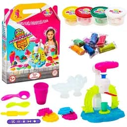 Детский набор для творчества Strateg «Мистер Тесто — Ice paradise» 71502, 24 предмета