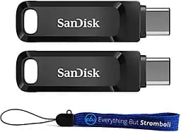 Флеш-накопичувач SanDisk USB 3.1 Ultra Dual Go Type-C 64Gb (150 Mb/s) (SDDDC3-064G-G46) - мініатюра 3