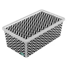 Коробка Qutu Light Box Zig Zag 5 л 33.5х19х11.5 см (LIGHT BOX с/к ZIG ZAG 5л.)