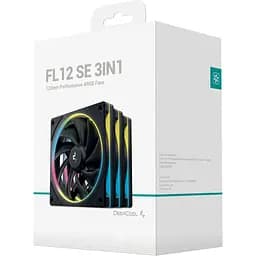 Комплект вентиляторів Deepcool FL12SE 3IN1 для корпусу 3*120x120x25мм, HB, 400~1900 RPM±10%, - мініатюра 6
