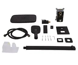 Душова система для душу Qtap Gemini прихованого монтажу Black Matt QTGEM113BLM45697 - мініатюра 11