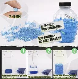 Бластер A&K plus Ejection Gel Ball 5000 шт. гель кульок з бризками - мініатюра 4