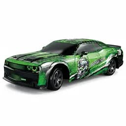 Радіокерована Гоночна машина SC 24 A 25, 1:24, Акум. 3.7V, 2.4GHz, Підсвічування, Змінні колеса, 15+ км/год, Зелена