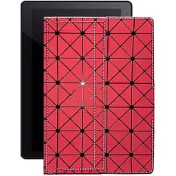 Чохол StatusCASE з екошкіри для планшету Pixus Sprint Червоний ромб