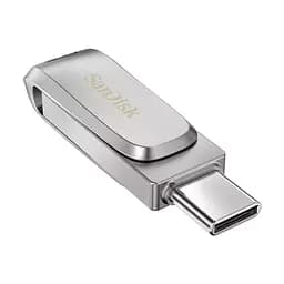SanDisk Накопичувач 512GB USB 3.1 Type-A + Type-C Dual Drive Luxe Срібний - мініатюра 7